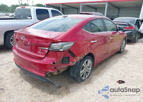 2017 Hyundai Elantra Limited z USA, uszkodzony, nr VIN KMHD84LF4HU267868